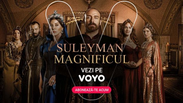 
	Suleyman Magnificul, unul dintre cele mai urmărite seriale din istoria Turciei, este disponibil pe VOYO

