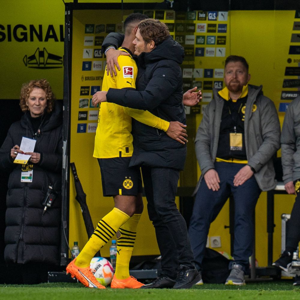 Imagini impresionante! Vindecat de cancer, Haller a înscris primul său gol pentru Dortmund. Colegii au reacționat imediat + Gestul fin al antrenorului_4