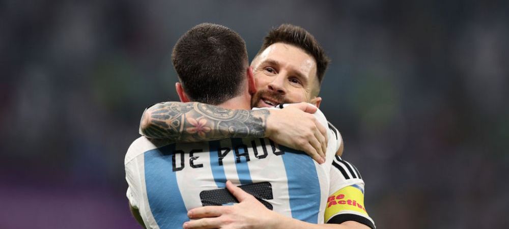 Argentina Leo Messi Rodrigo de Paul Tini Stoessel