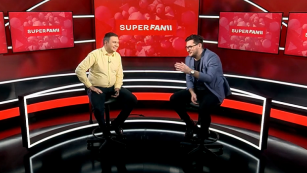 
	Florentin Petre, Giani Kiriță și Gheorghe Mustață, invitați la SuperFanii, emisiune moderată de Mihai Mironică și Radu Buzăianu&nbsp;
