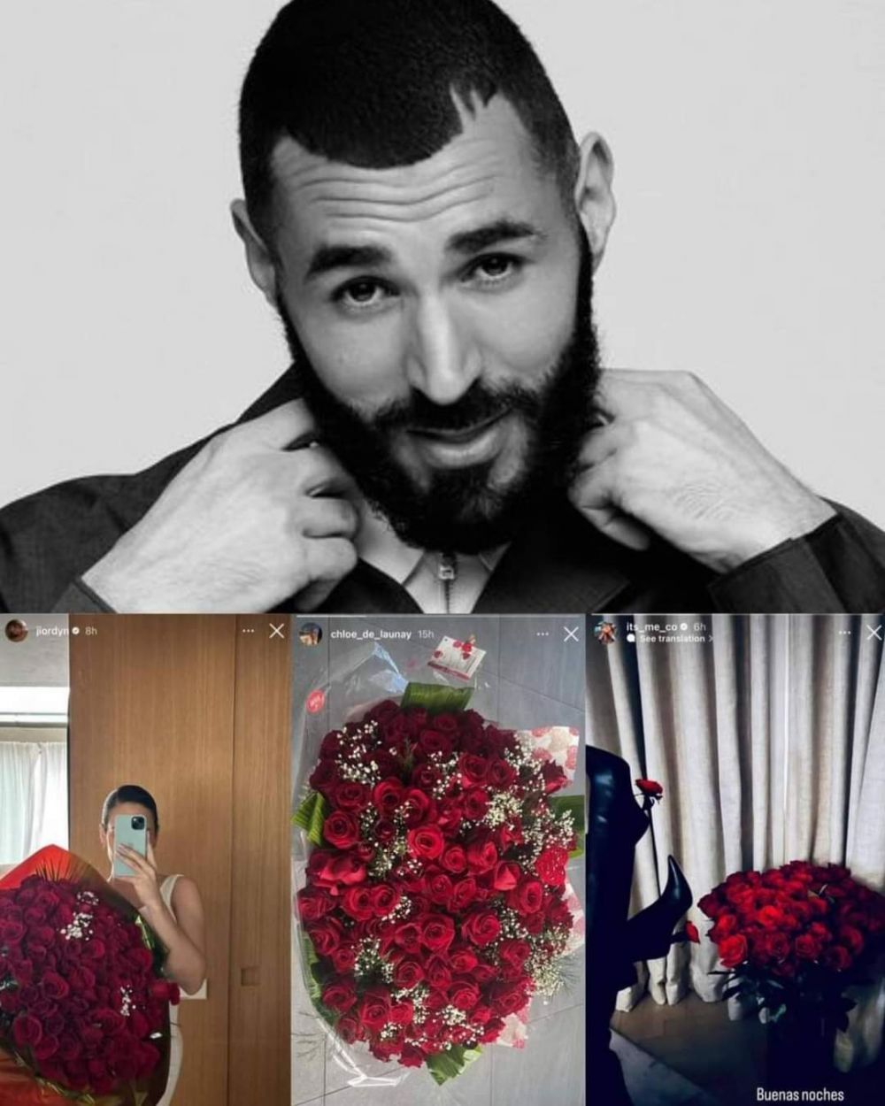 Hattrick pentru Karim Benzema! A trimis trei buchete de flori pentru trei femei diferite _2