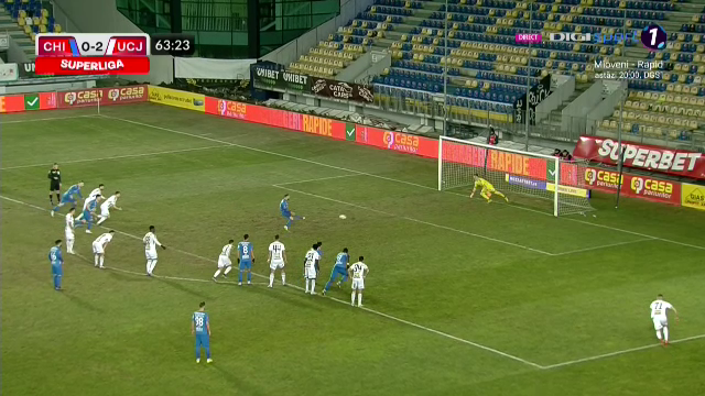 Chindia Târgoviște - U Cluj 2-2! Gazdele au smuls un punct, cu un gol controversat marcat în ultimul minut al prelungirilor_4
