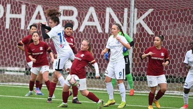 Numai portarul lui Gică Hagi n-a dat gol! Rapid București - Farul Constanța la fotbal feminin s-a terminat 2-15