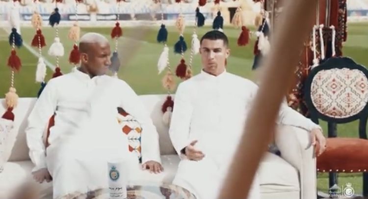 "Noul șeic din oraș". Imaginile virale cu Cristiano Ronaldo, de ziua națională a Arabiei Saudite: cum a apărut îmbrăcat portughezul_2