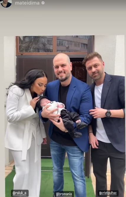 Au ținut sarcina secretă până după naștere, acum și-au botezat băiețelul! Cum se numește fiul lui Cristi și Raluca Pulhac _4