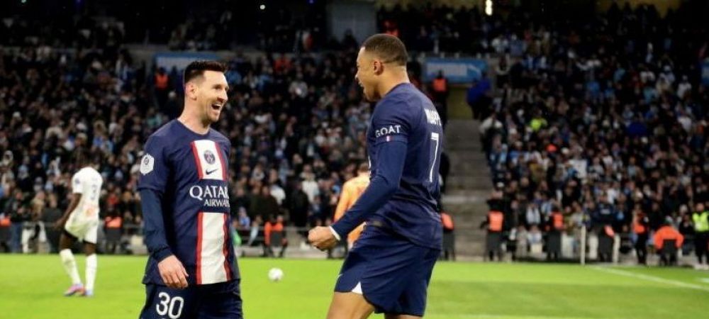 Lionel Messi kylian mbappe Olympique Marseille PSG