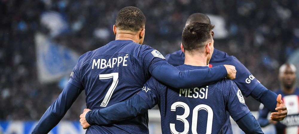 Lionel Messi kylian mbappe Olympique Marseille PSG