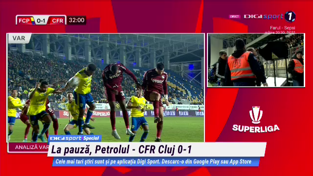 Verdictul specialistului după faza la care CFR Cluj a cerut un penalty în meciul cu Petrolul_1