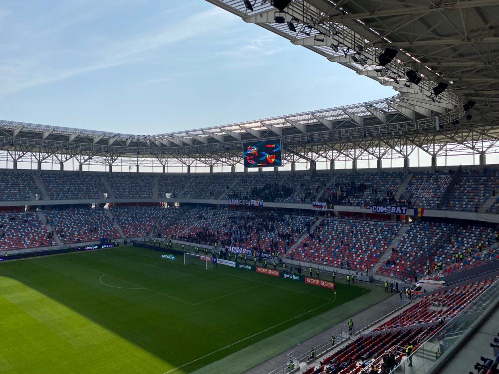 Cum arată tribunele din Ghencea la primul meci al CSA Steaua din 2023_2