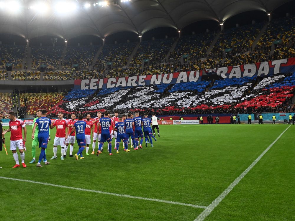 Banner de susținere pentru CSA Steaua, la UTA - FCSB! Mesajul apărut în galeria Aradului_2