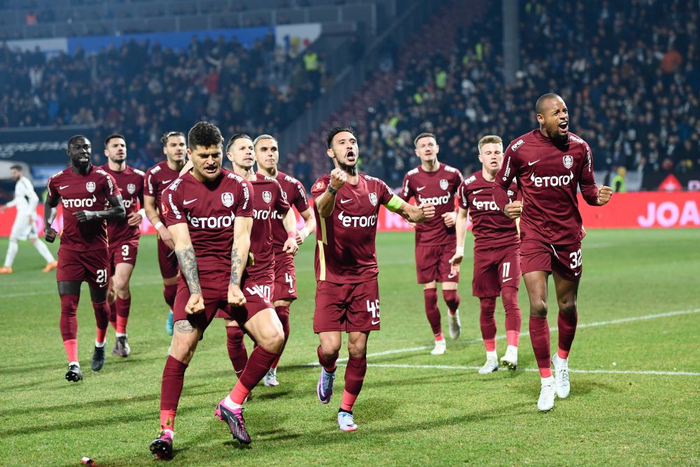 CFR Cluj - U Cluj 4-0 | Au pus mână de la mână! Victorie clară pentru echipa lui Petrescu în derby-ul orașului_14
