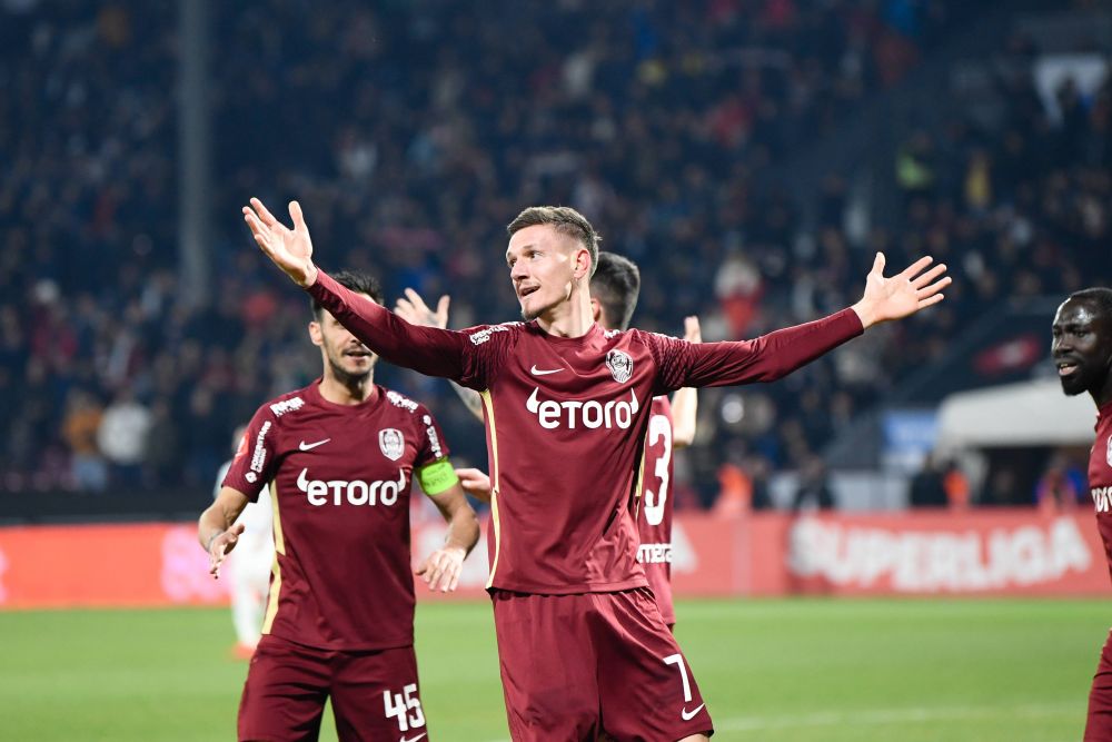 CFR Cluj - U Cluj 4-0 | Au pus mână de la mână! Victorie clară pentru echipa lui Petrescu în derby-ul orașului_15