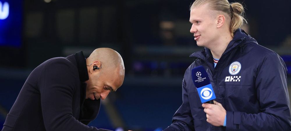 Thierry Henry Champions League Erling Haaland Manchester City RB Leipzig
