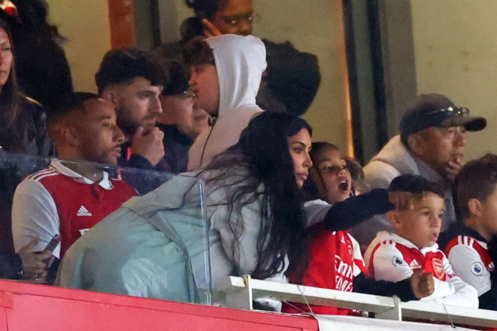 Kim Kardashian, suporter de lux la eliminarea lui Arsenal, din Europa League! Reacțiile fanilor au fost necruțătoare_1