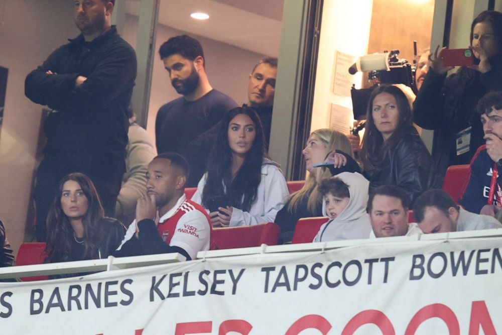 Kim Kardashian, suporter de lux la eliminarea lui Arsenal, din Europa League! Reacțiile fanilor au fost necruțătoare_6