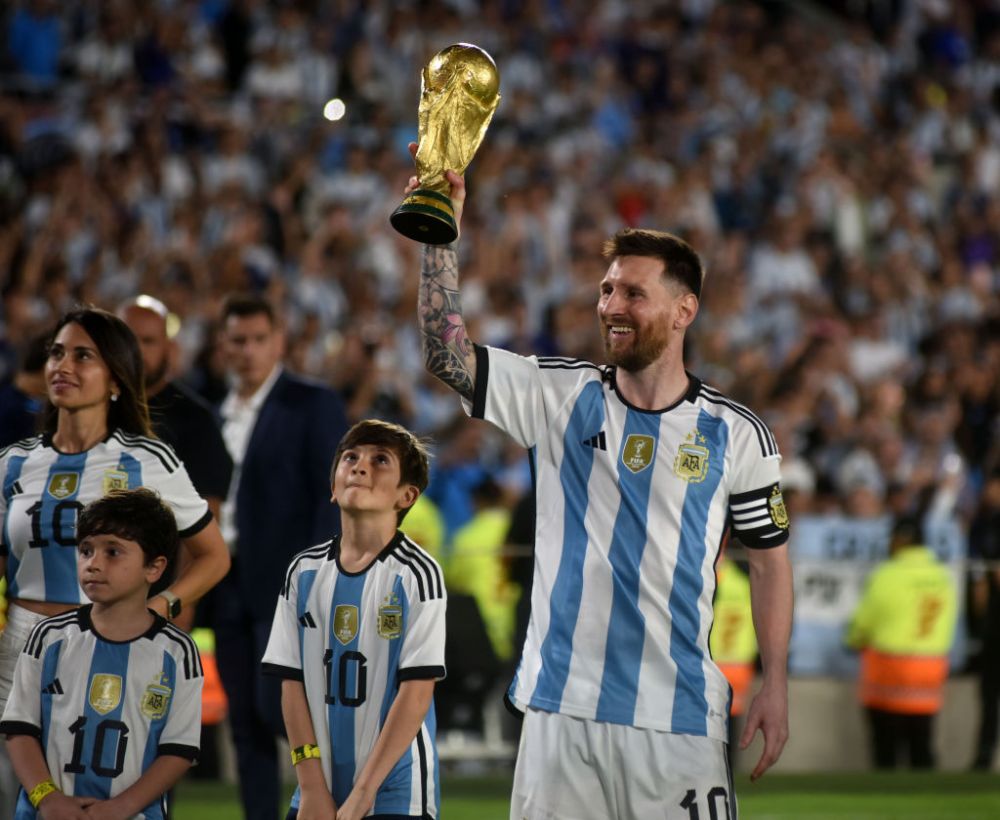 Spectacol pe El Monumental! A fost show la primul meci al Argentinei după Mondial, Messi a înscris al 800-lea gol din carieră_6