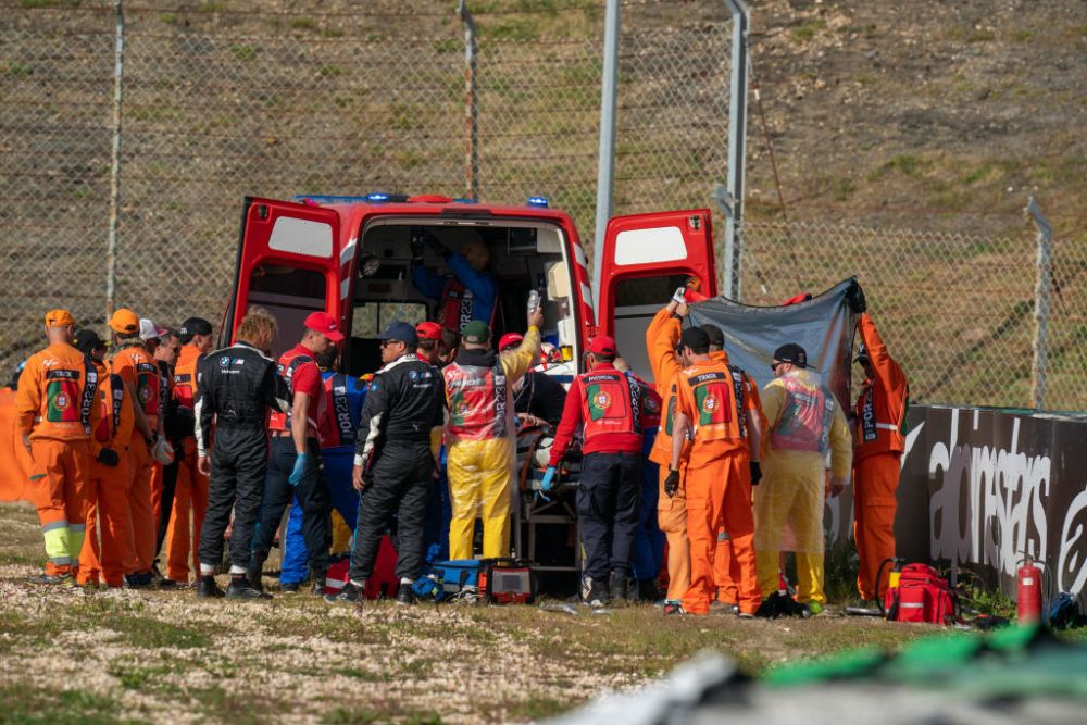 Accidentare gravă suferită de pilotul spaniol Pol Espargaro, după o căzătură urâtă în Marele Premiu al Portugaliei_1