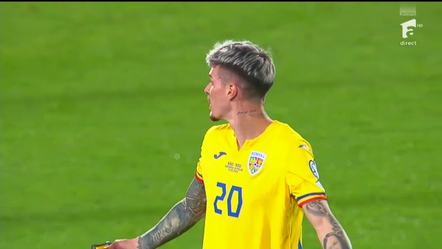Dennis Man, 'avariat' în meciul cu Andorra! Cum arată la pauză piciorul marcatorului României _13