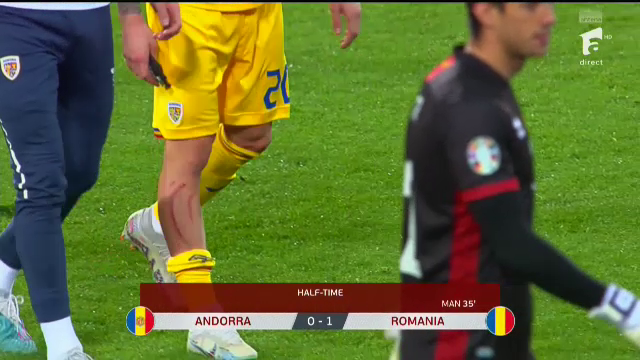 Dennis Man, 'avariat' în meciul cu Andorra! Cum arată la pauză piciorul marcatorului României _17