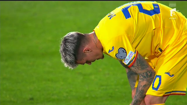 Dennis Man, 'avariat' în meciul cu Andorra! Cum arată la pauză piciorul marcatorului României _5