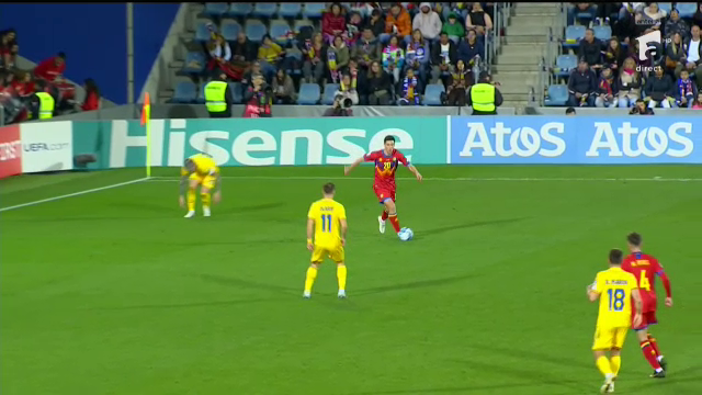 Dennis Man, 'avariat' în meciul cu Andorra! Cum arată la pauză piciorul marcatorului României _50