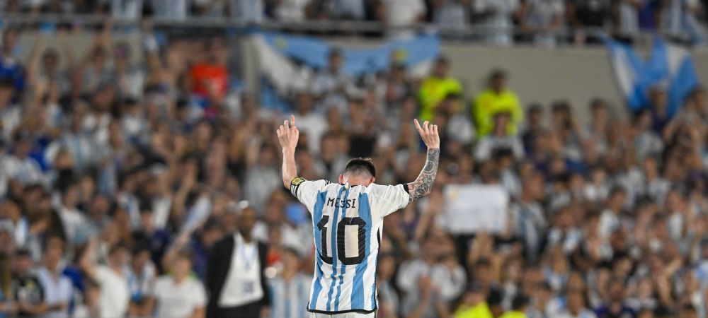 Argentina Argentina-Curacao Leo Messi Rangelo Janga Santiago Del Estero