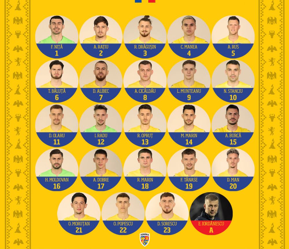 România - Belarus se joacă de la ora 21:45, pe Arena Națională! Cine sunt cei 3 tricolori OUT + adversara este codașa grupei și nu ne-a învins niciodată_1