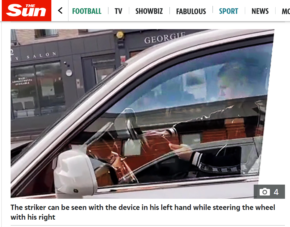 Erling Haaland, surprins pe telefonul mobil în timp ce conducea un Rolls-Royce de 300 de mii de euro. Ce riscă acum fotbalistul_1