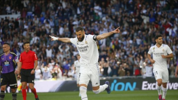 
	Karim Benzema a atins o bornă istorică, după ce Real Madrid a dat de pământ cu Valladolid
