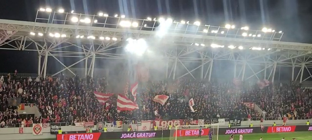 Atmosferă „incendiară” la Dinamo - Oțelul Galați! Fanii fac spectacol în tribune_25