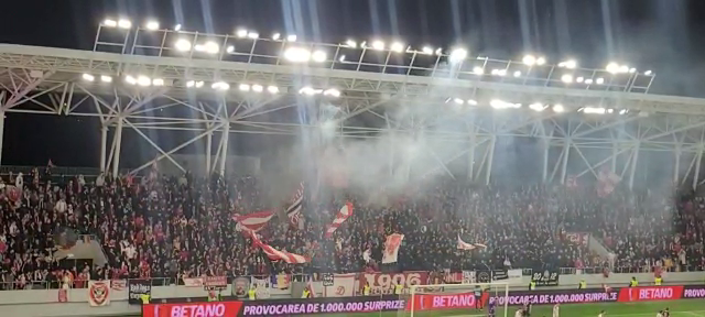 Atmosferă „incendiară” la Dinamo - Oțelul Galați! Fanii fac spectacol în tribune_35
