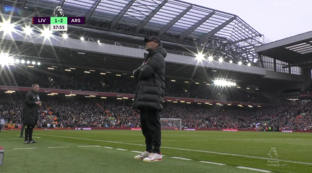 S-a bucurat înainte să realizeze că Mo Salah a ratat penalty-ul! Imaginile virale cu Jurgen Klopp din Liverpool - Arsenal_2