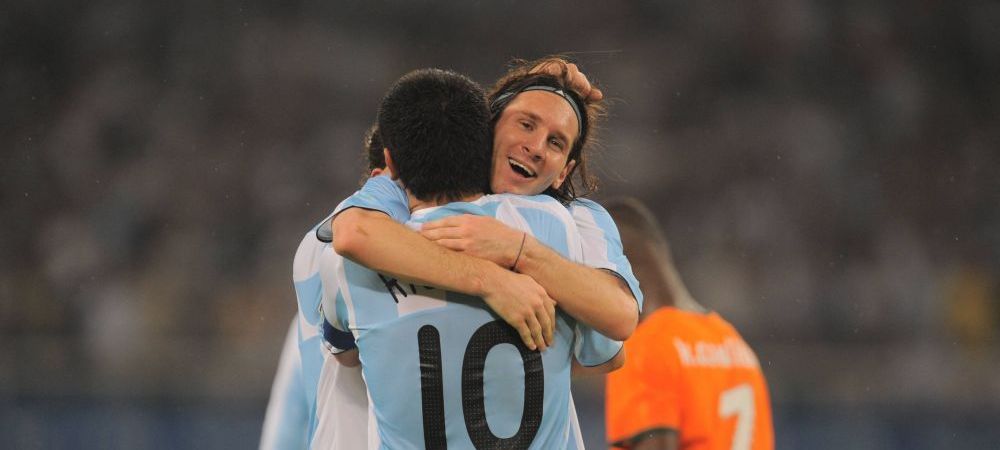 Leo Messi Argentina Juan Roman Riquelme