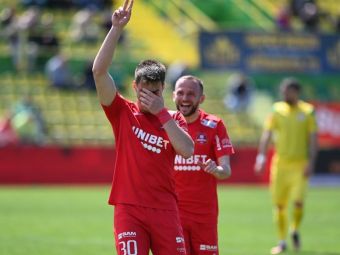 
	CS Mioveni - Hermannstadt 0-2. Dubla lui Daniel Paraschiv îl trimite pe Dică spre Liga 2
