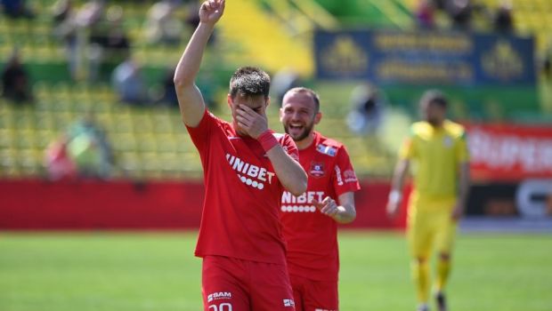 
	CS Mioveni - Hermannstadt 0-2. Dubla lui Daniel Paraschiv îl trimite pe Dică spre Liga 2
