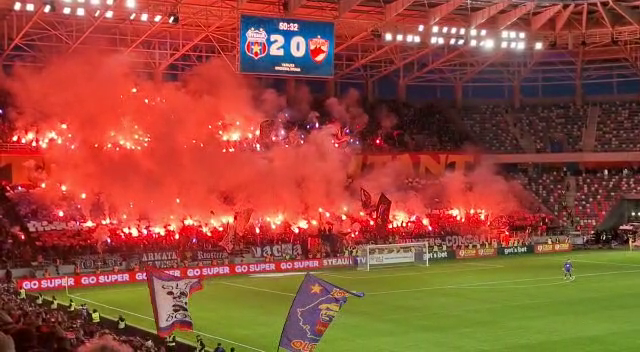 „Eternul Derby” nu moare niciodată! Show „incendiar” în peluză la Steaua - Dinamo_1