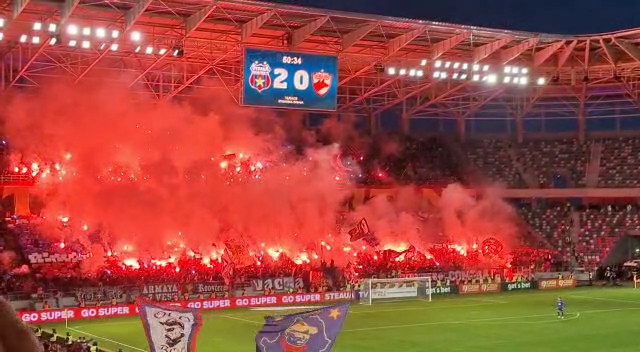„Eternul Derby” nu moare niciodată! Show „incendiar” în peluză la Steaua - Dinamo_11