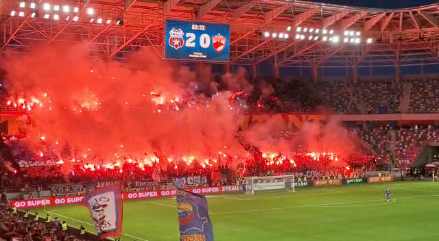 „Eternul Derby” nu moare niciodată! Show „incendiar” în peluză la Steaua - Dinamo_4