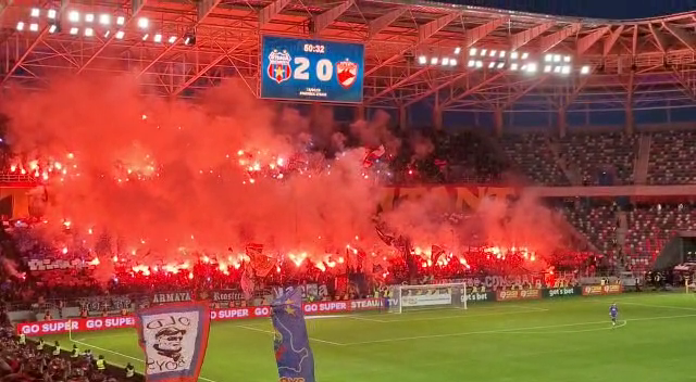 „Eternul Derby” nu moare niciodată! Show „incendiar” în peluză la Steaua - Dinamo_5
