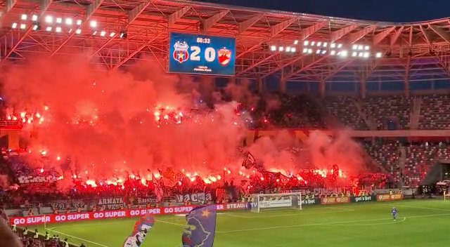 „Eternul Derby” nu moare niciodată! Show „incendiar” în peluză la Steaua - Dinamo_9