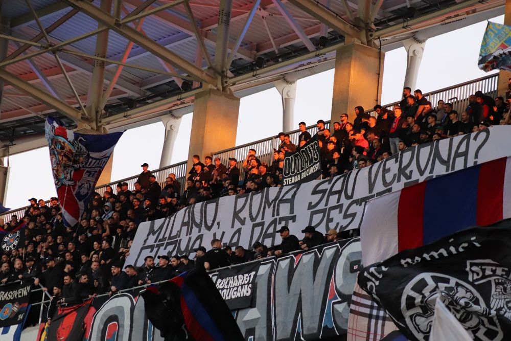 Duel colosal între galerii la Steaua - Dinamo! Sute de bannere, coregrafii, torțe și spectacol în tribune_36