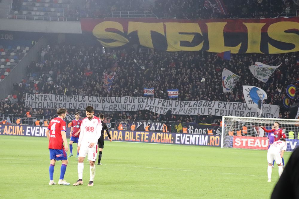 Duel colosal între galerii la Steaua - Dinamo! Sute de bannere, coregrafii, torțe și spectacol în tribune_49