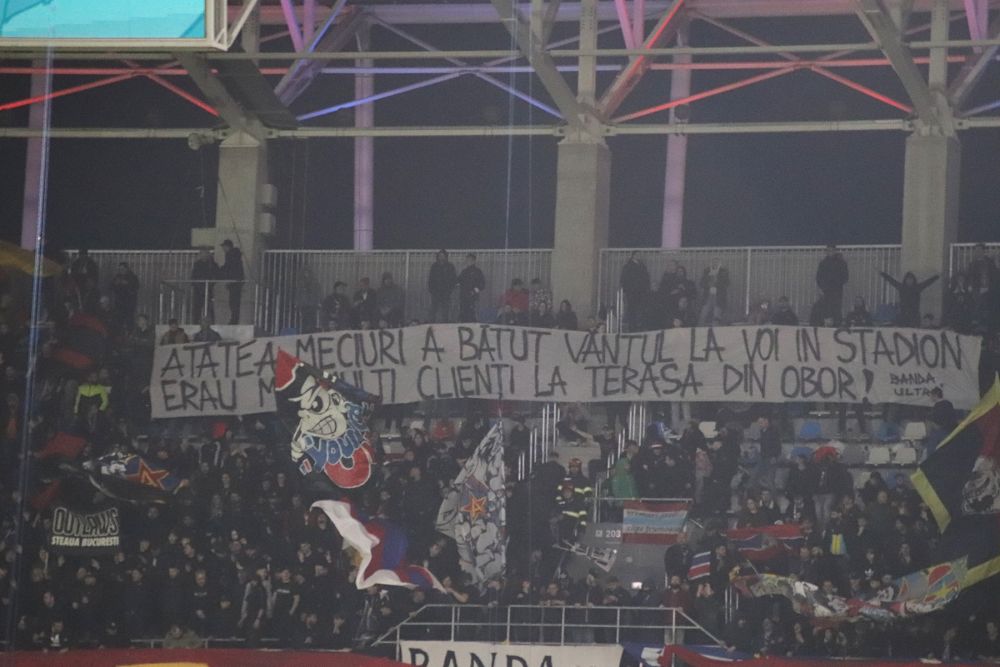 Duel colosal între galerii la Steaua - Dinamo! Sute de bannere, coregrafii, torțe și spectacol în tribune_61