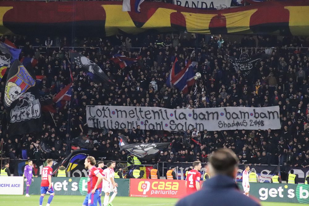 Duel colosal între galerii la Steaua - Dinamo! Sute de bannere, coregrafii, torțe și spectacol în tribune_63