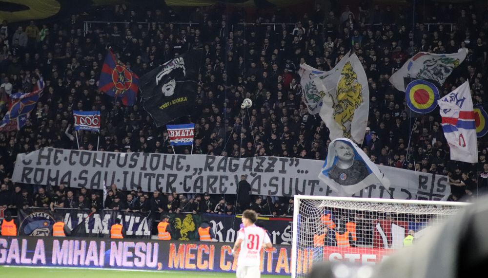 Duel colosal între galerii la Steaua - Dinamo! Sute de bannere, coregrafii, torțe și spectacol în tribune_71
