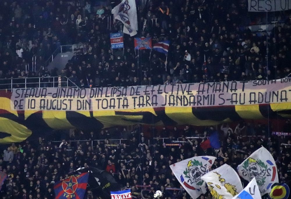 Duel colosal între galerii la Steaua - Dinamo! Sute de bannere, coregrafii, torțe și spectacol în tribune_76