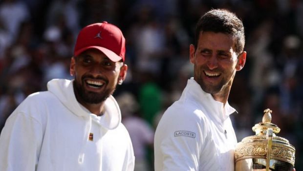 
	Djokovic șochează: &bdquo;Mi-ar plăcea să îl antrenez pe Kyrgios, ar câștiga 5 Grand Slam-uri cu mine.&rdquo;
