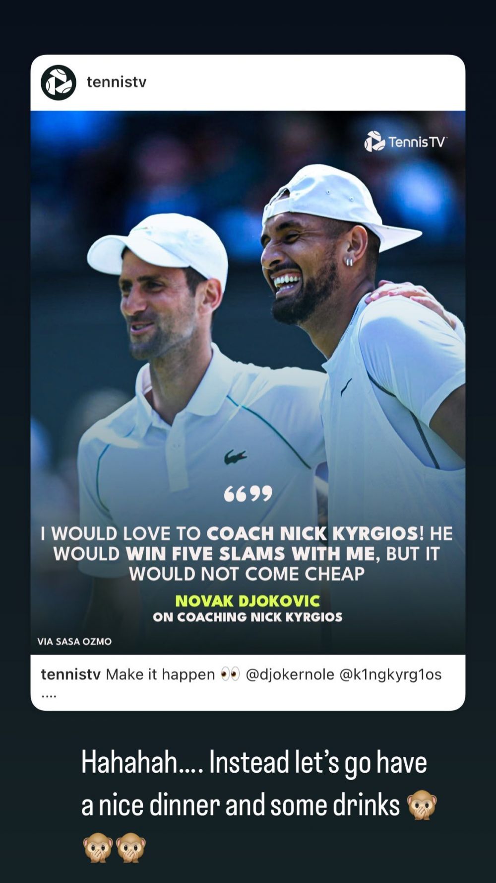 Reacția lui Nick Kyrgios, după ce Novak Djokovic s-a oferit să îl antreneze_56