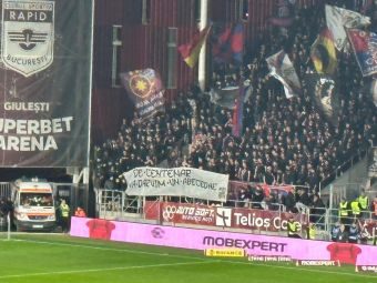 
	Fanii FCSB-ului au râs de rapidiști pe Giulești. Primul banner afișat&nbsp;
