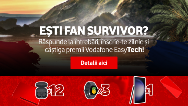 
	Intră în aventura Survivor România și poți câștiga premii de la Vodafone EasyTech. AICI ai toate detaliile
